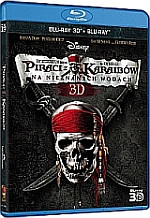"Piraci z Karaibów: Na nieznanych wodach" - okładka Blu-ray 3D