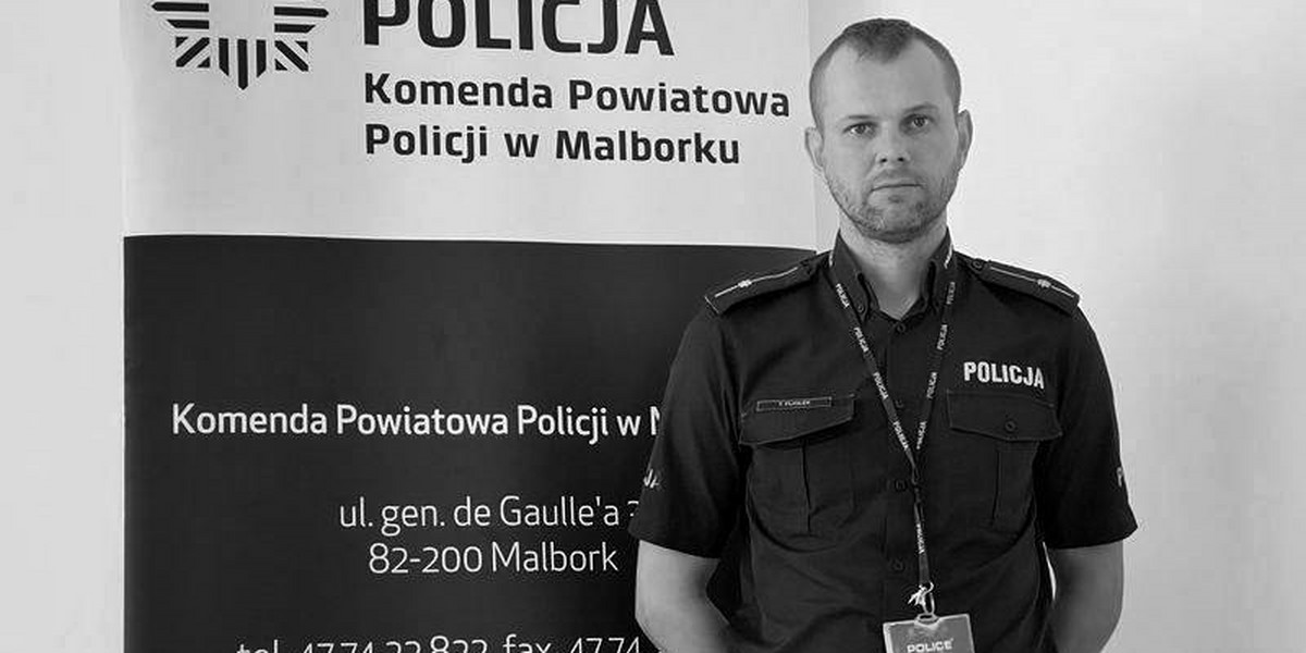 Żałoba w policji. Nie żyje młodszy aspirant Tristan Fijołek.  Zmarł nagle w nocy z czwartku na piątek (18/19 maja). Miał 41 lat. 