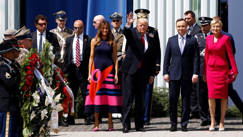 Wizyta Donalda Trumpa w Warszawie. Zobacz najnowsze zdjęcia