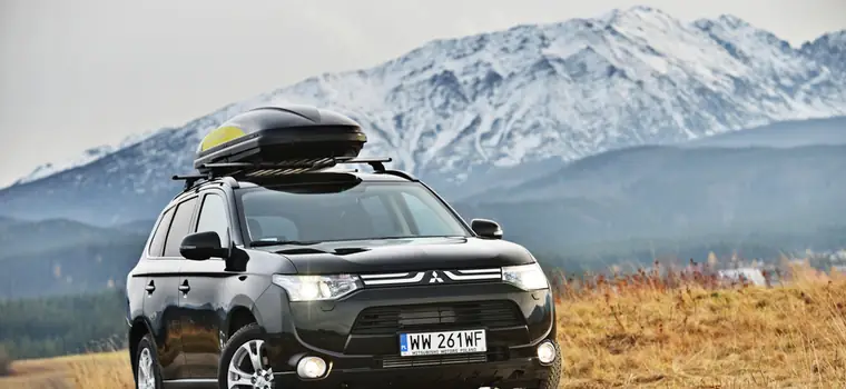 Mitsubishi Outlander z nartami w prezencie