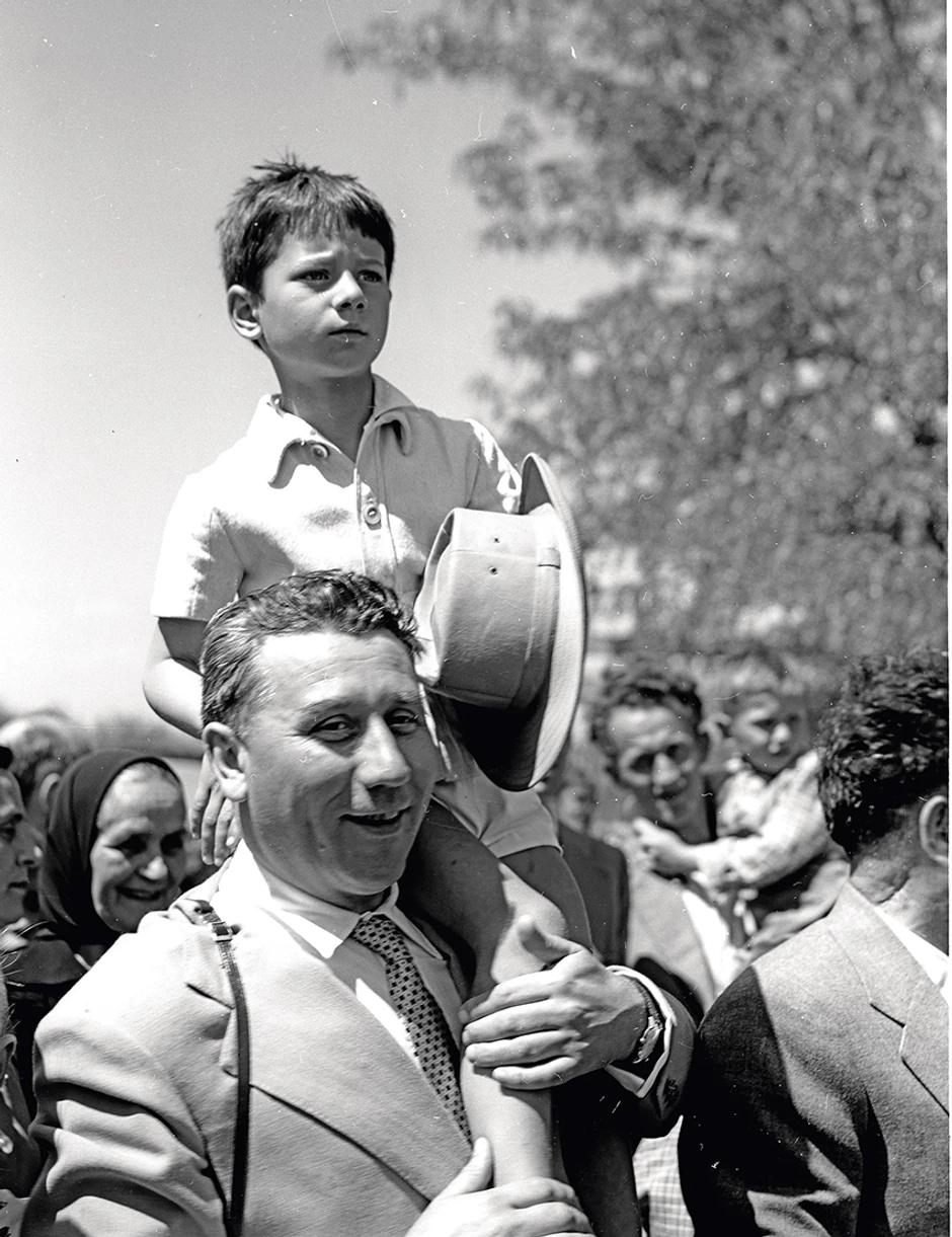 Sa sinom Slobodanom na Kalemegdanu