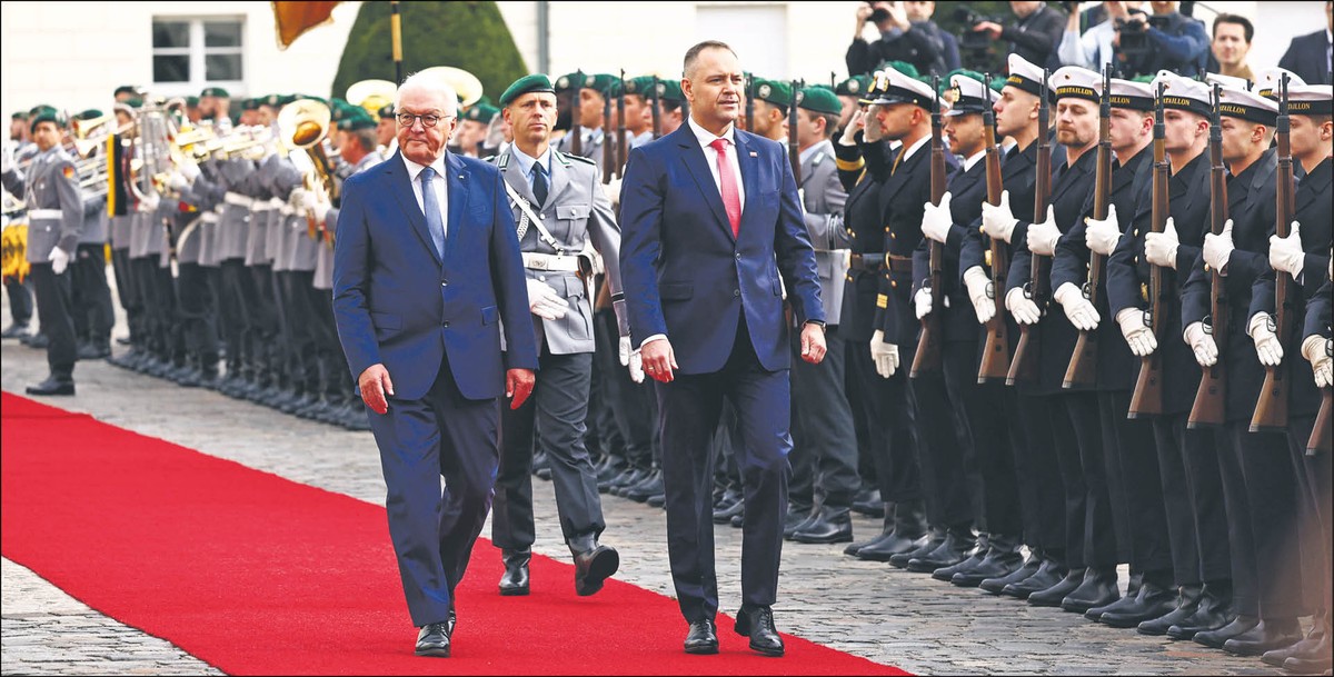 Pierwszym rozmówcą Karola Nawrockiego w Berlinie był niemiecki prezydent