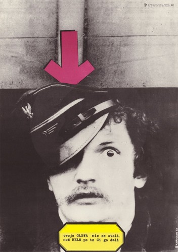 Plakaty z wystawy 'Po pierwsze bezpieczeństwo'