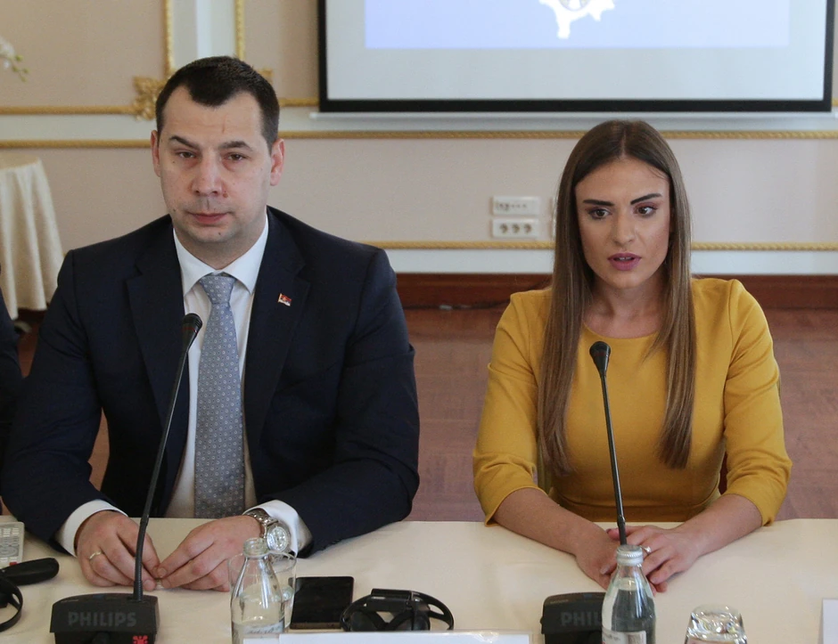 Stefan Stamenkovski i Milica Đurđević Stamenkovski