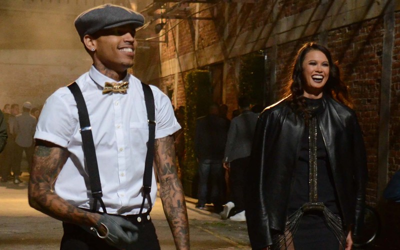 Chris Brown na planie 'Fina China'