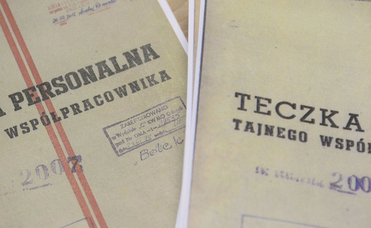 Dokumenty z teczki "Bolka"