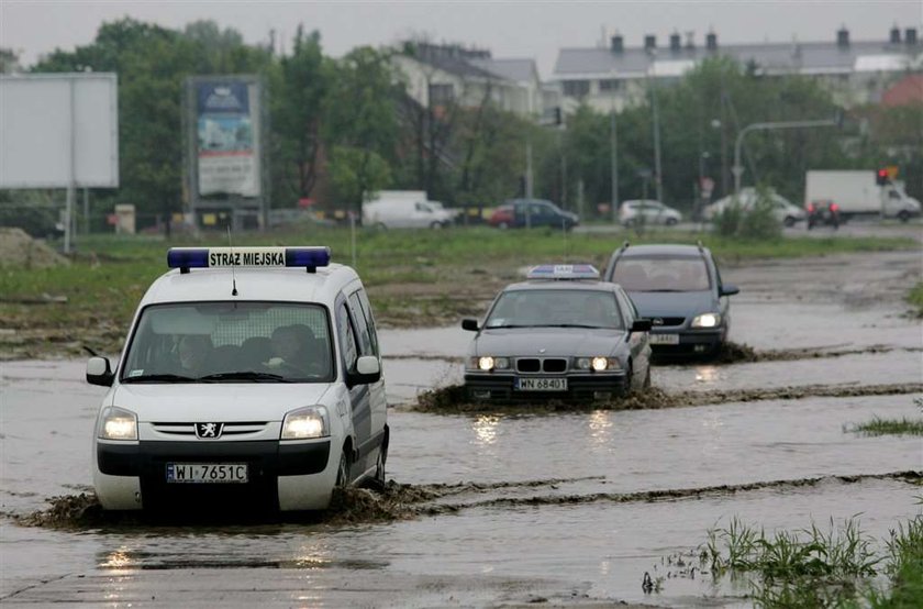 Pół miasta pod wodą