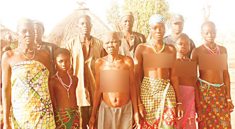 Nigeria's naked tribe of Kambari in Niger state [Punch Newspaper]