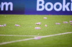 Albańscy kibice rzucali w polskich piłkarzy butelkami [WIDEO]