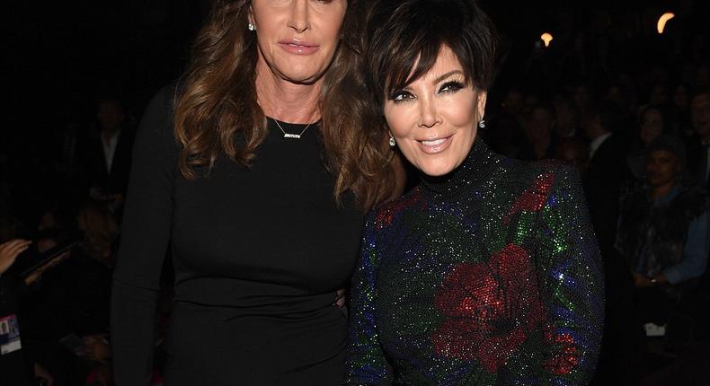 Caitlyn and Kris Jenner support Kendall at VS Fashion Show