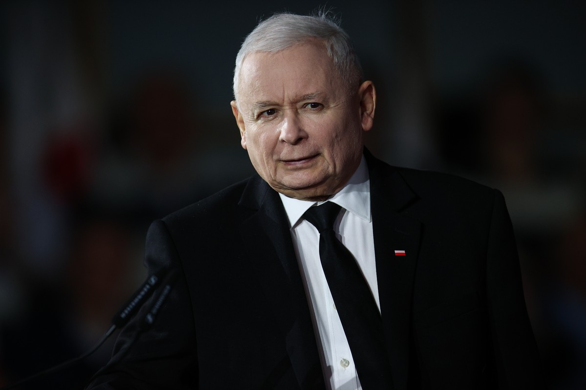 Prezes PiS Jarosław Kaczyński