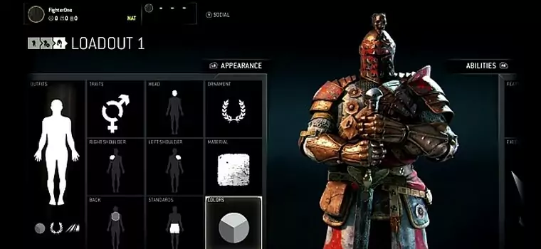 For Honor - Ubisoft chwali się rozbudowaną customizacją postaci