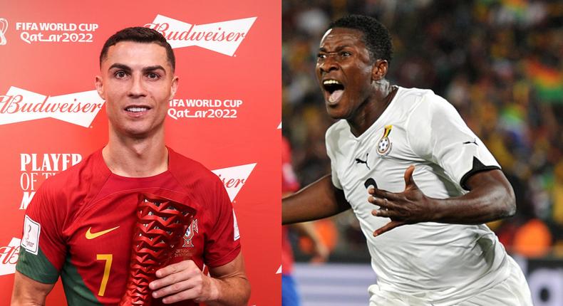 Ronaldo breaks Asamoah Gyan’s record after scoring in 10th consecutive international tournament