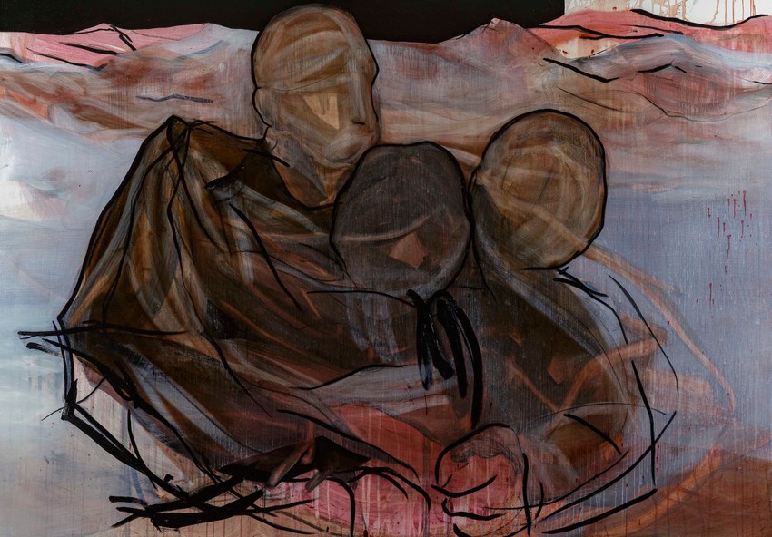 Face of the Other, oil on canvas, 200x140cm, 2025 (1)