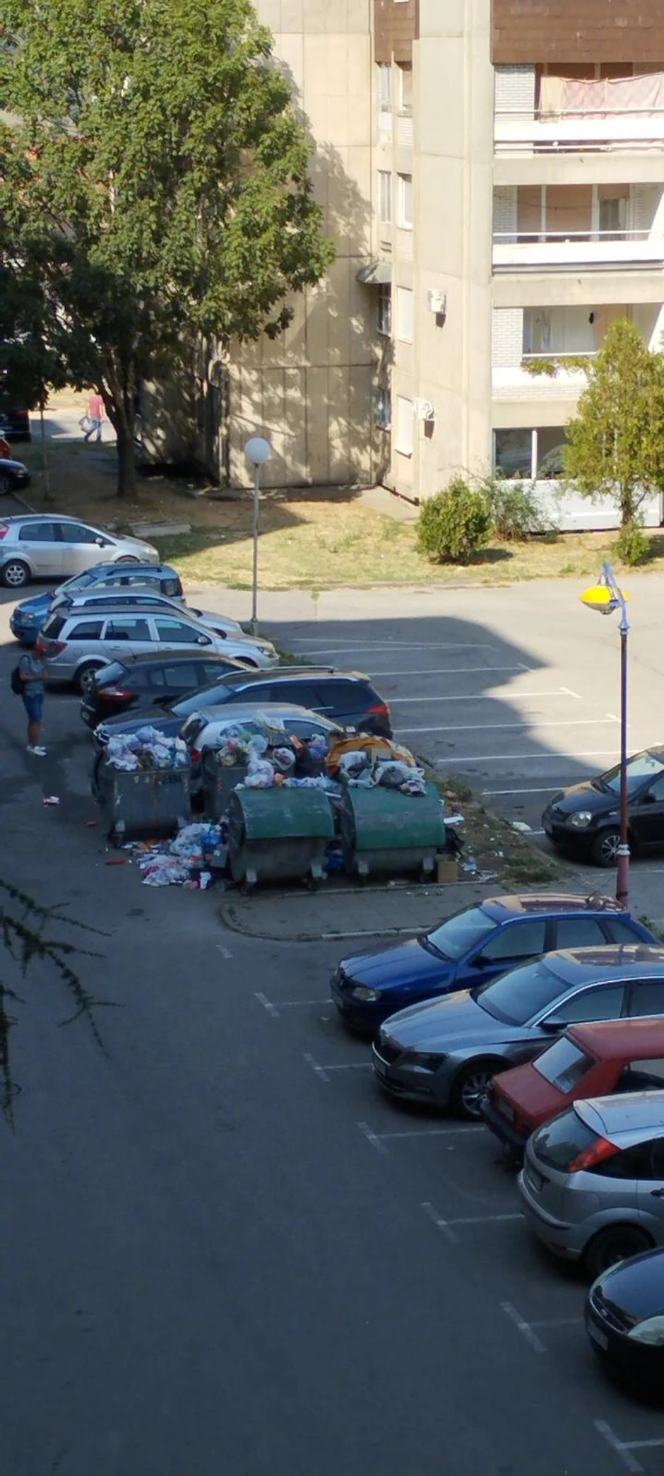 Jeziv prizor u Kragujevcu: Kontejneri prepuni smeća