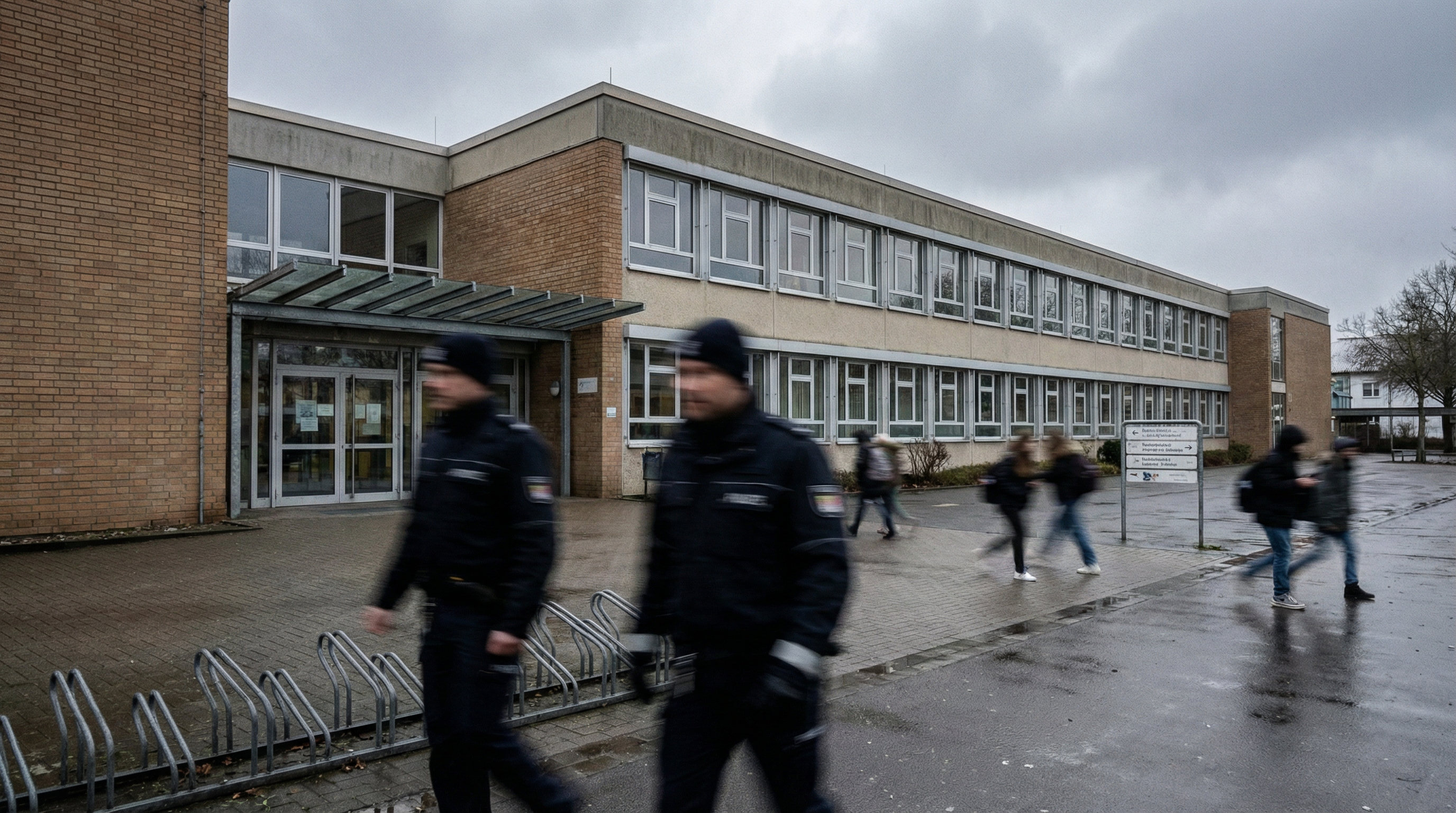 Polizei patrouilliert täglich vor Ludwigshafener Schule nach Serie von Reizgas-Attacken