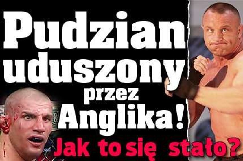 Pudzian uduszony przez Anglika! Jak to się stało?