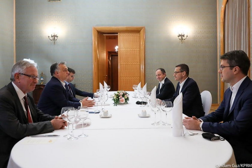 Spotkanie premiera Mateusza Morawieckiego z Viktorem Orbanem