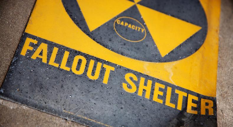 Fallout shelter sign.eyecrave productions/Getty