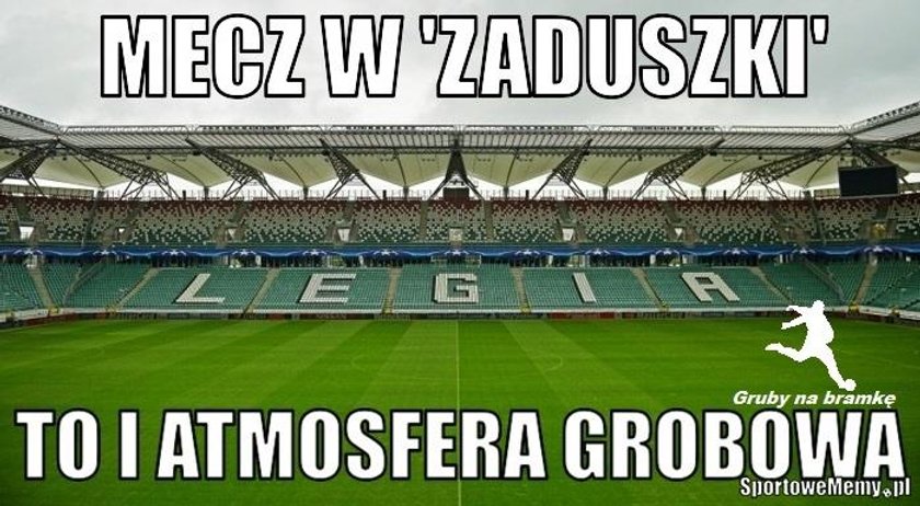 Mecz Real-Legia. Memy