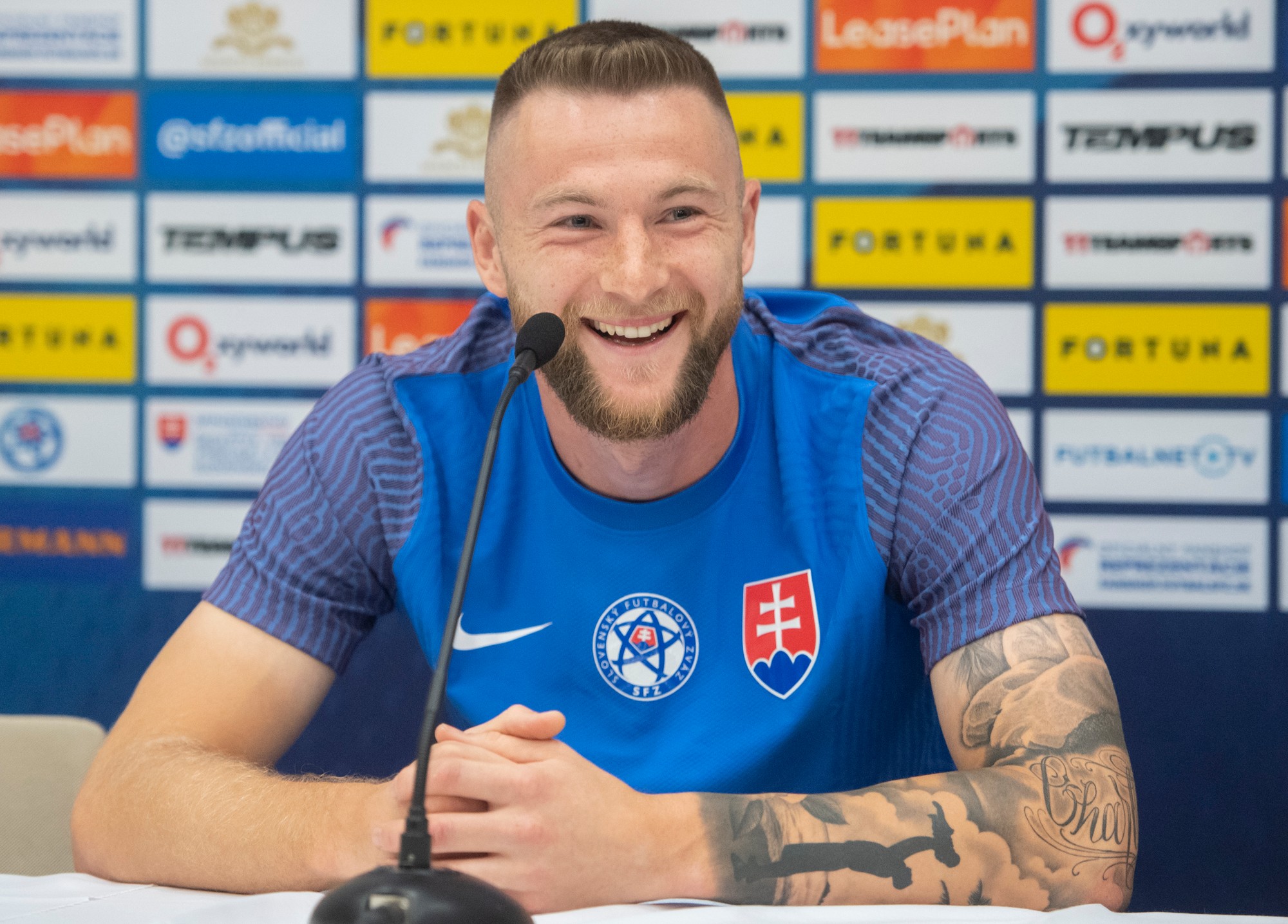 Slovenský futbalový reprezentant Milan Škriniar.