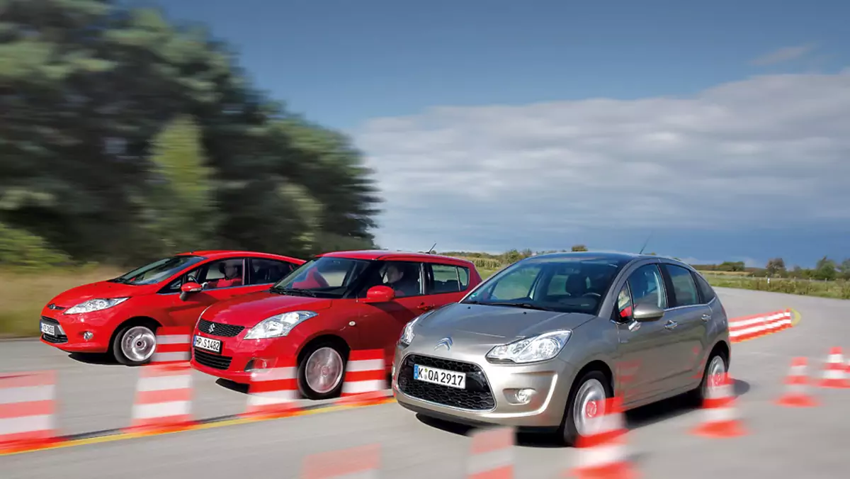 Małe jest piękne: Ford Fiesta kontra Suzuki Swift i Citroen C3