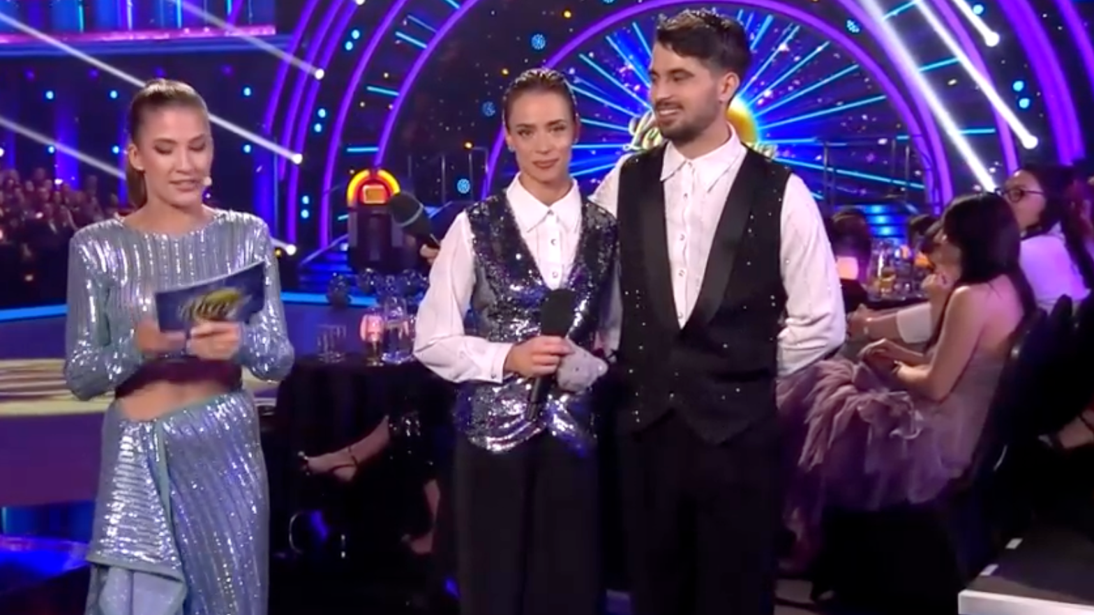 Slovenská herečka Gabika Marcinková s tanečníkom Jaroslavom Ihringom. 