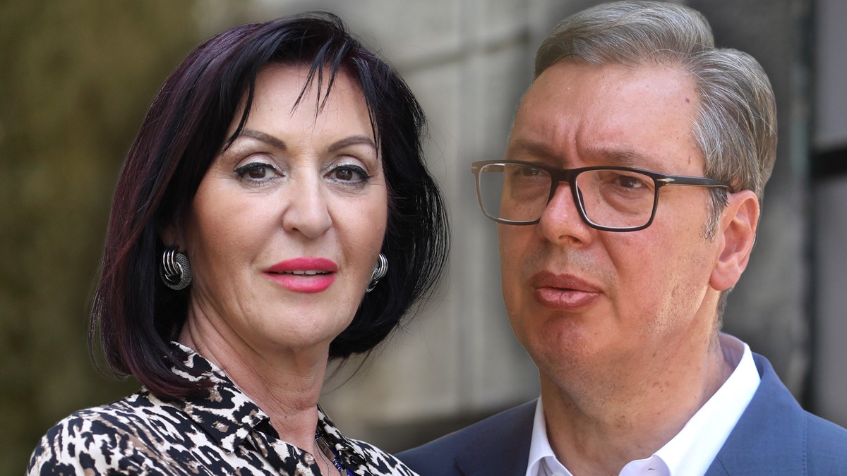Jasmina Paunović i Aleksandar Vučić 
