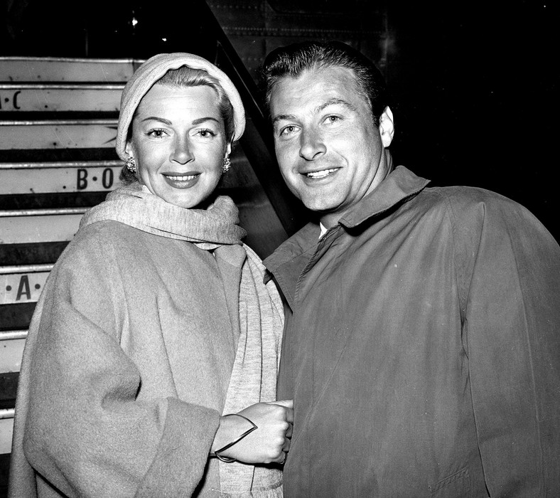 Lana Turner i Lex Barker w 1953 r.