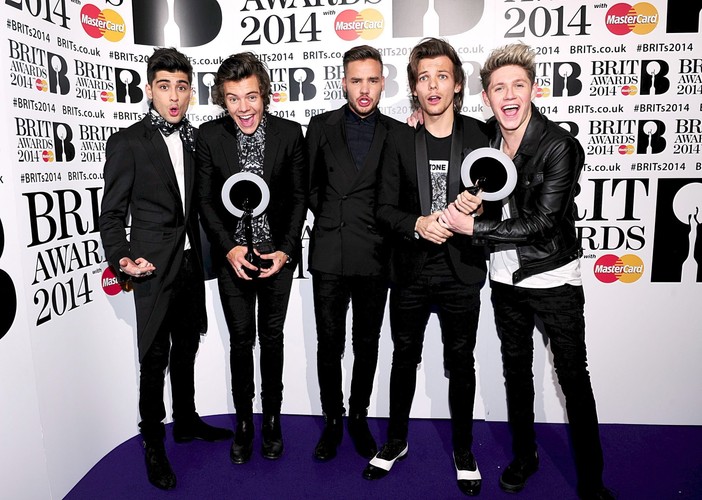 One Direction na gali Brit Awards 2014