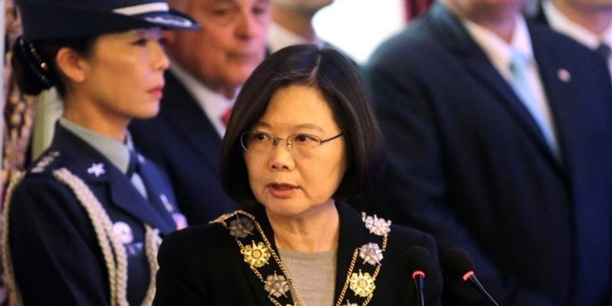 Taiwan's President Tsai Ing-wen.