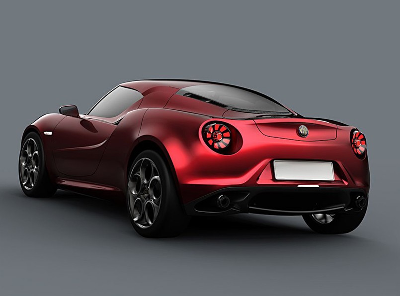 Alfa Romeo 4C Concept prosto z salonu w Genewie