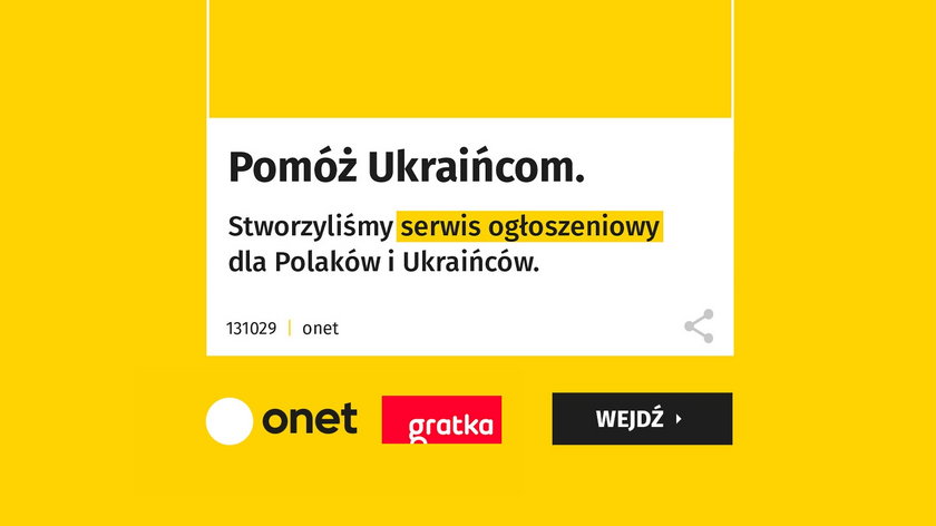 Ruszył serwis ogłoszeniowy dla Polaków, którzy chcą pomóc Ukraińcom