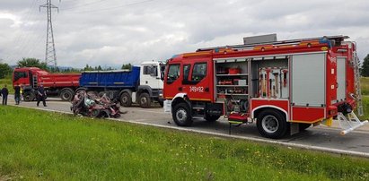 Makabryczny wypadek w Starym Sączu. Nie żyje 19-latek