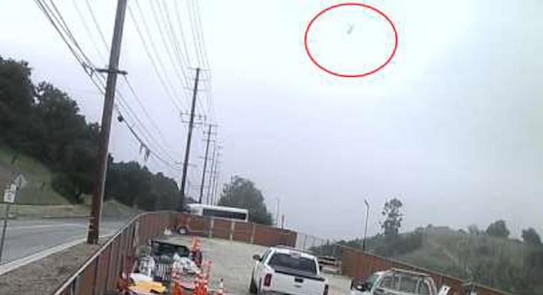 Kobe Bryant Helicopter NTSB security camera footage