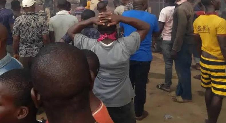 Pandemonium in Oyo as angry motorist knocks down 5 dancers during New Year party