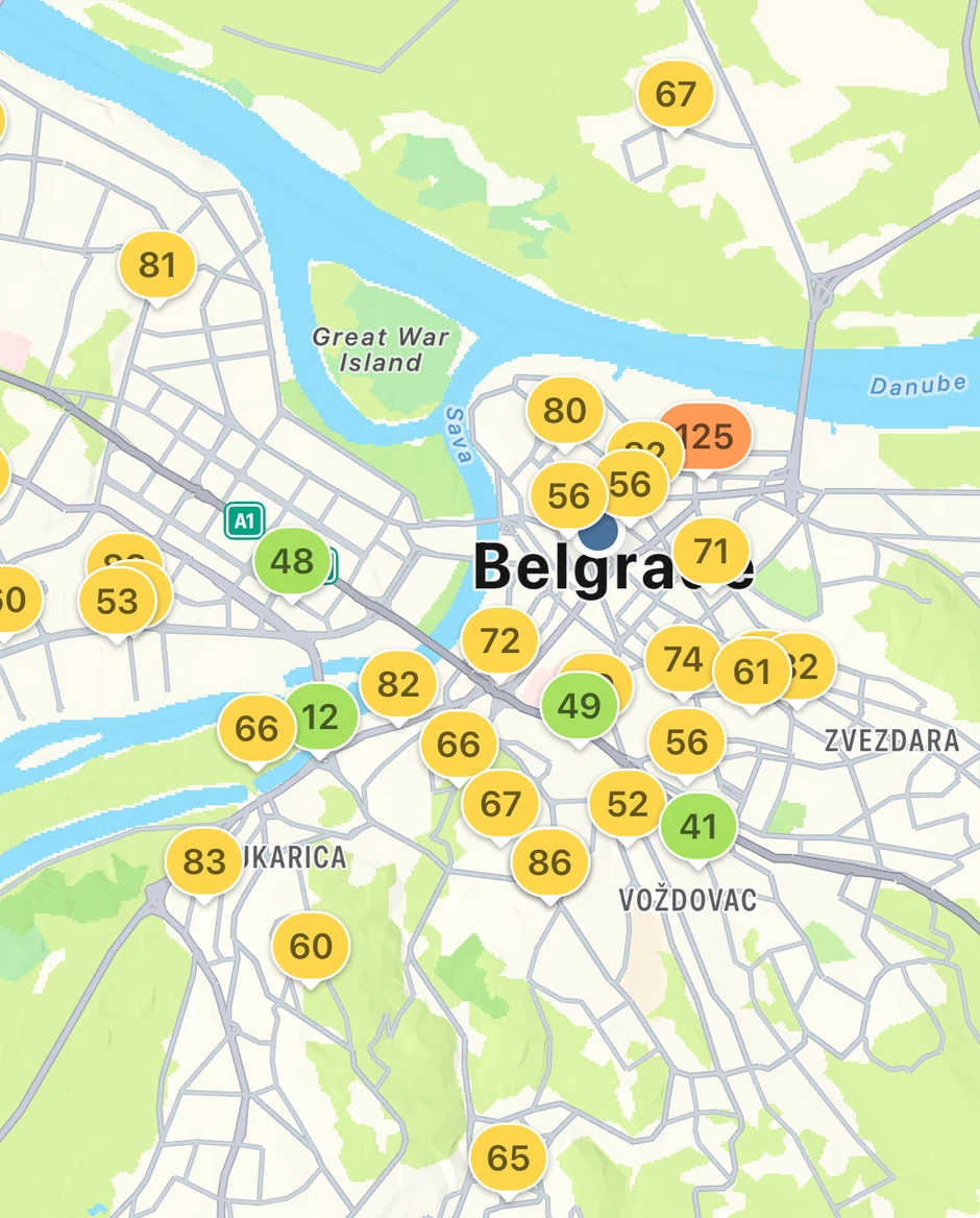 Zagađenje vazduha u Beogradu