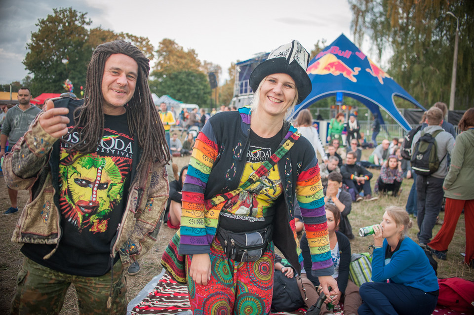 Publiczność ostatniego dnia Ostróda Reggae Festival 2014