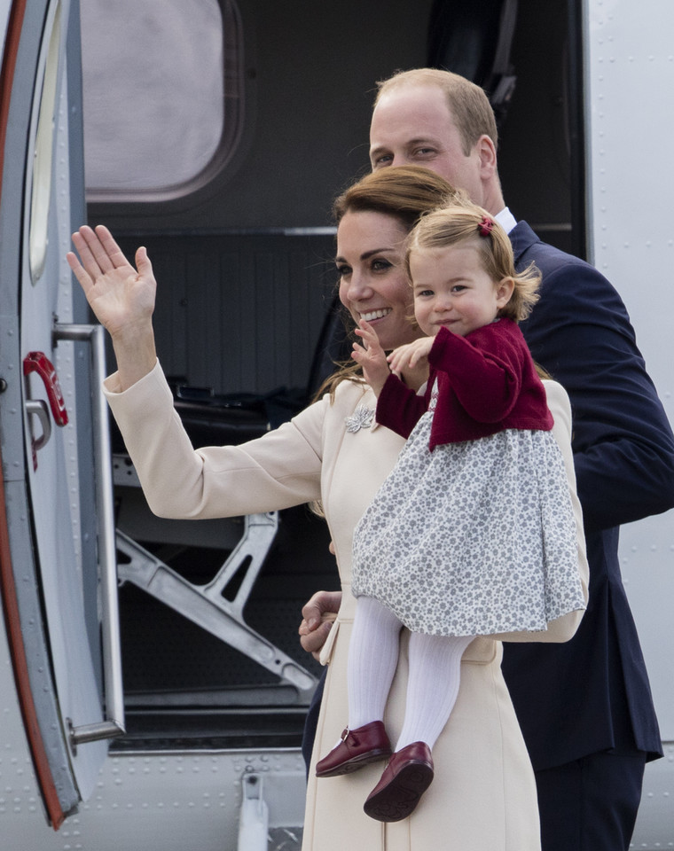 Książe William i księżna Catherine z dziećmi w Kanadzie
