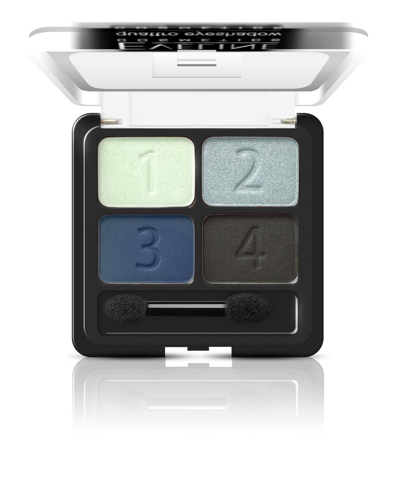 Eveline Cosmetics, cienie quattro Smoky Eyes Eyeshadows