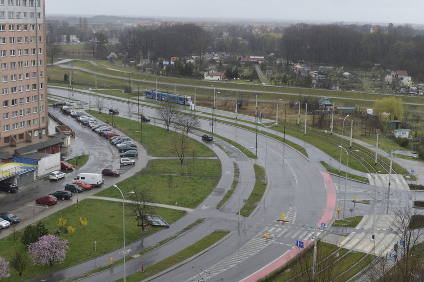 Torowisko tramwajowe na Kozanowie