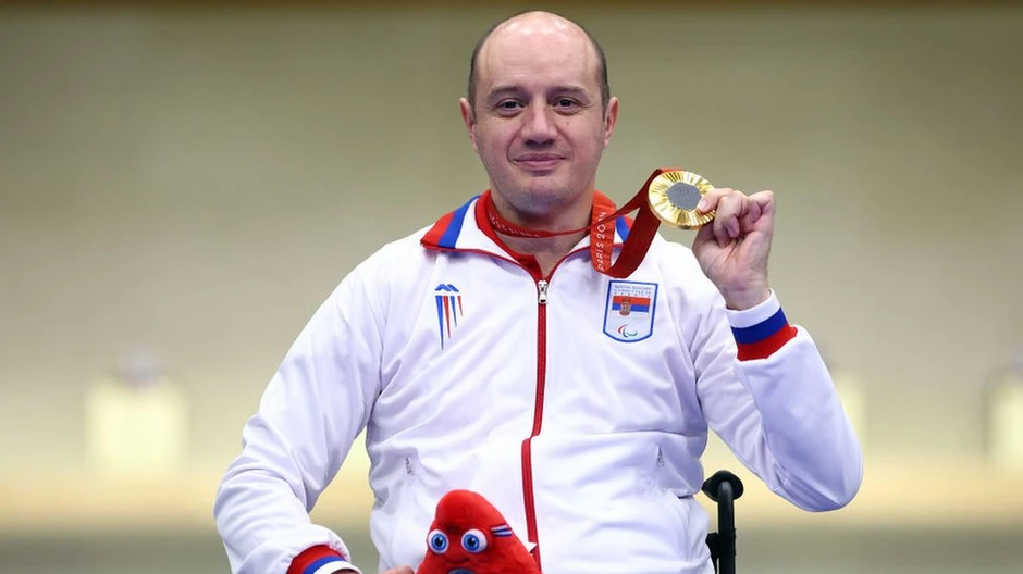 Dragan Ristić je osvojio jedinu zlatnu medalju za Srbiju na Igrama u Parizu | Foto: Getty Images