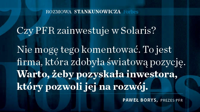 Paweł Borys, prezes Polskiego Funduszu Rozwoju