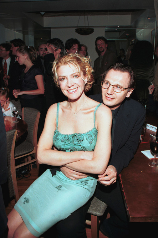 Natasha Richardson i Liam Neeson na premierze "This is my father" (1999)