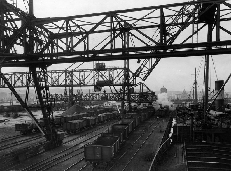 Port w Gdyni, 1931 r. 