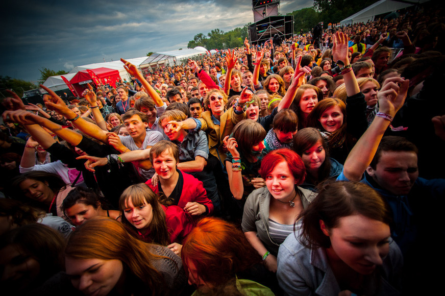 Coke Live Music Festival 2012 - publiczność (fot. Monika Stolarska / Onet)