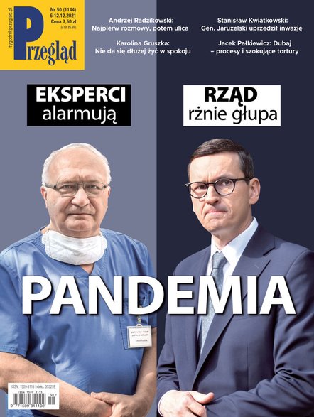 Najnowsza okładka magazynu "Przegląd"