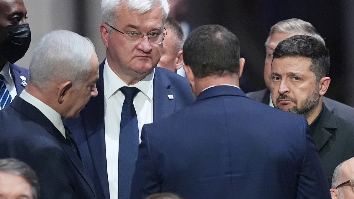 Vladimir Zelenski i Benjamin Netanjahu 