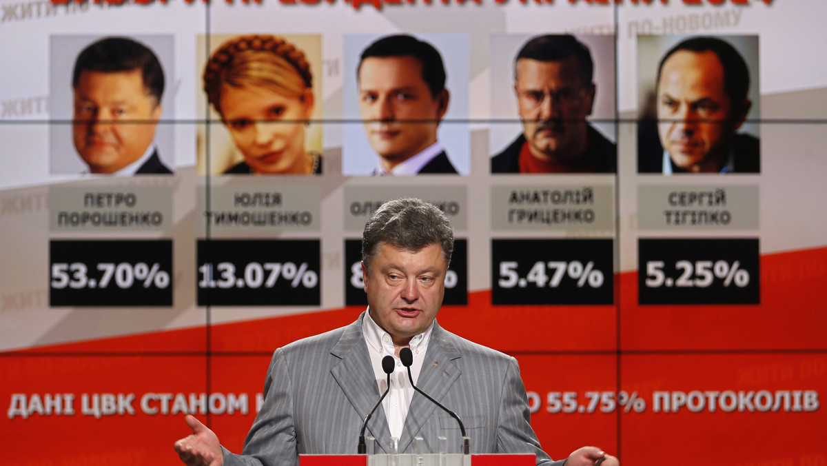 Komentatorzy na Ukrainie chwalą zwycięzcę wyborów prezydenckich Petro Poroszenkę za to, że w swoją pierwszą podróż zagraniczną udaje się do Polski, i przewidują trudności w jego relacjach z przegraną tych wyborów Julią Tymoszenko.