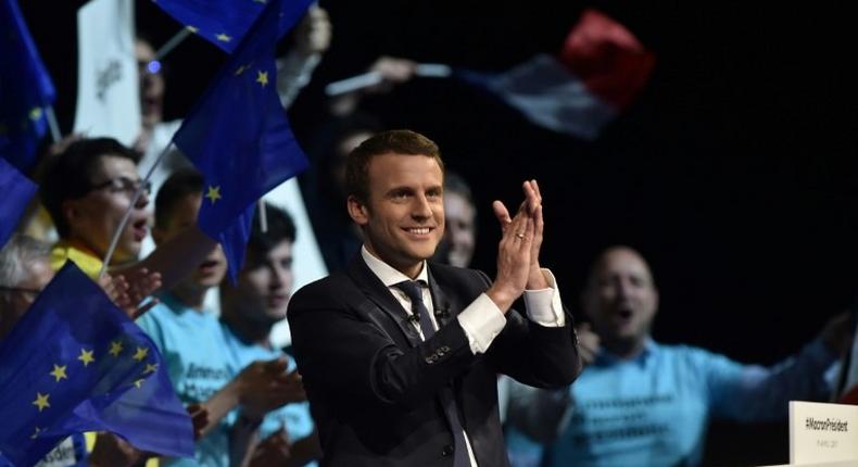 Young centrist Emmanuel Macron is the favourite to win the nailbiting election